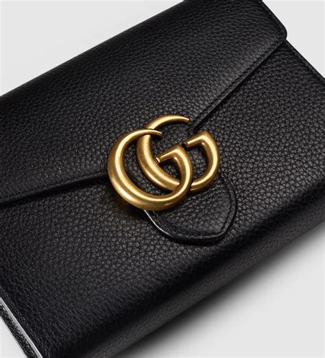 gucci betty wallet on chain|gucci gg marmont chain wallet.